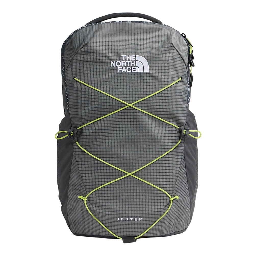The North Face Jester Backpack Anthracite Grey Neon NF0A3VXFMS0-OS NWT